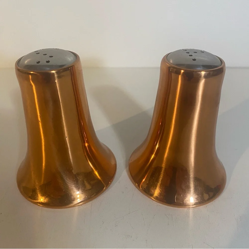 Vintage Coppercraft Guild Copper Salt & Pepper Shaker Set 3
